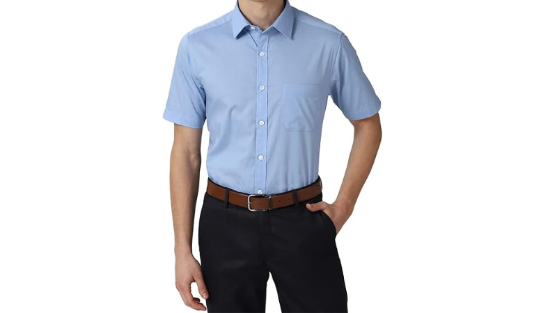 Peter England Men's Regular Fit Shirt photo